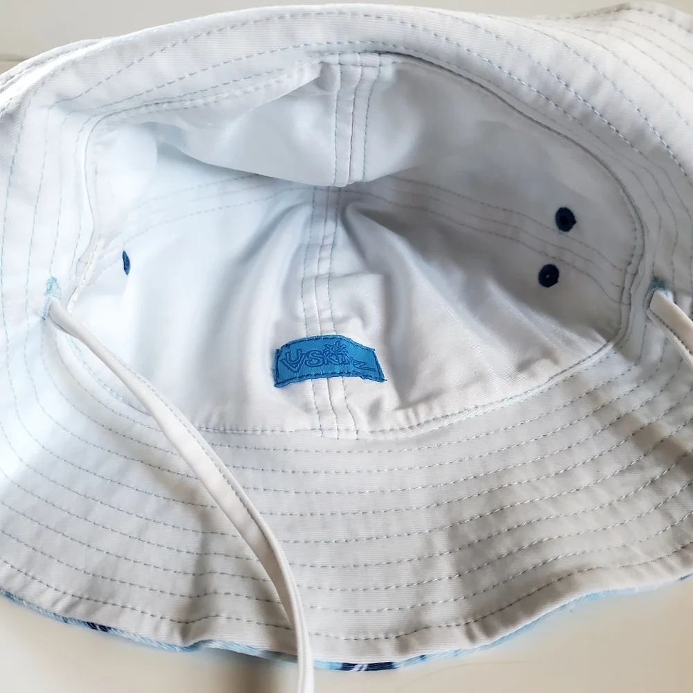UV Skinz Sky Blue Turtles Sea Horses Patterned Kids Hat